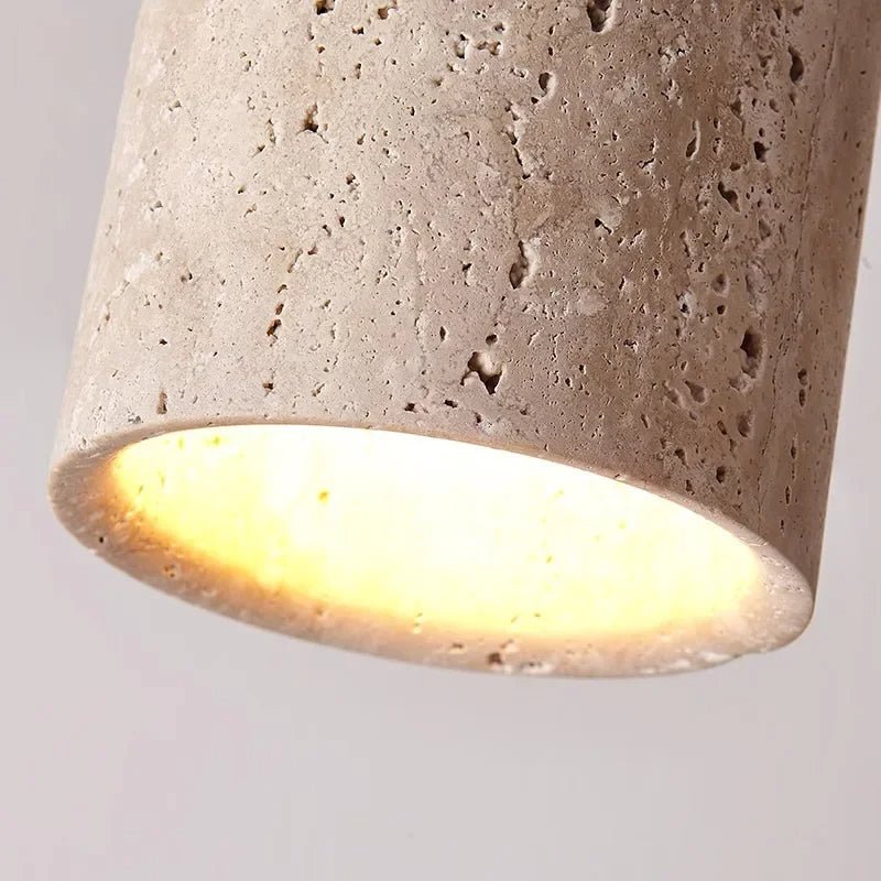 Plafonnier en Pierre Travertin | Oris
