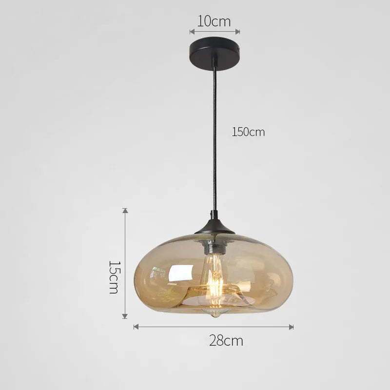 Suspension en Verre Aurora | Design Nordique Moderne & Élégant