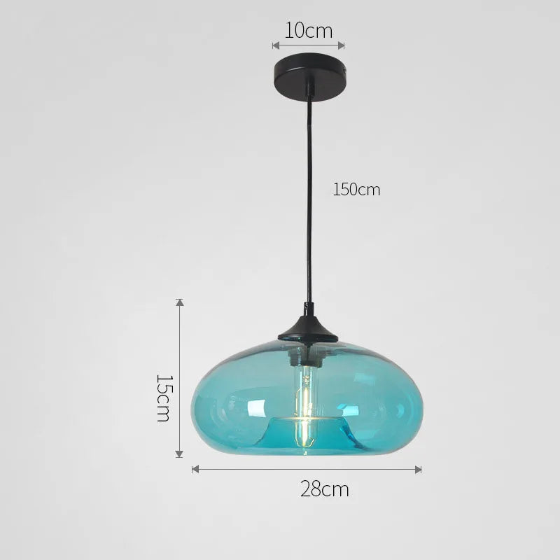 Suspension en Verre Aurora | Design Nordique Moderne & Élégant