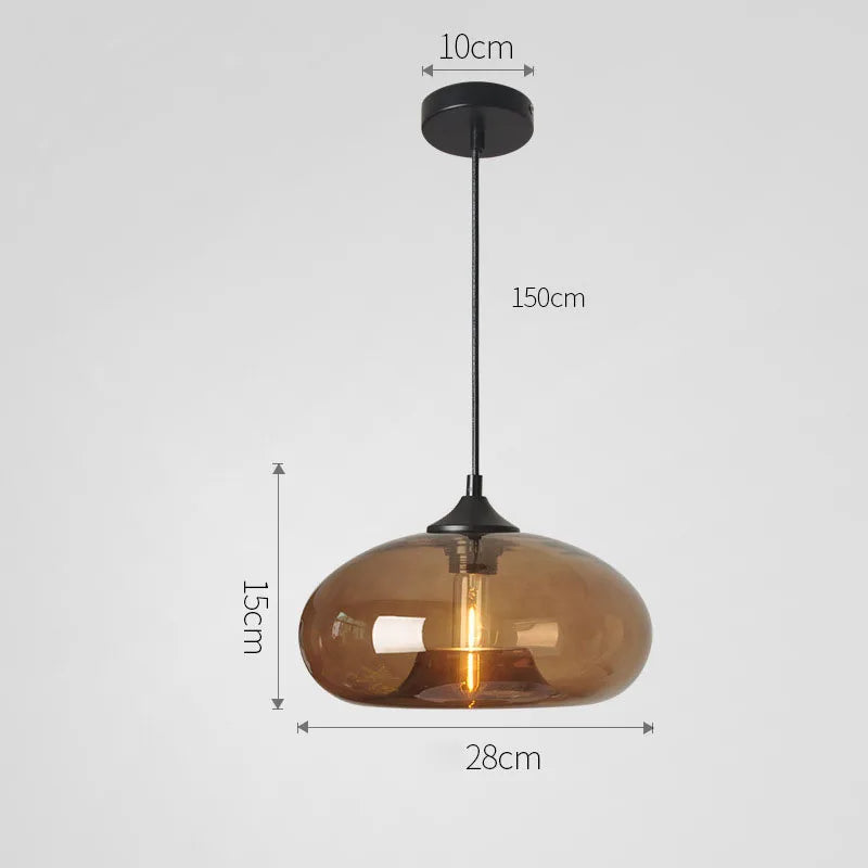 Suspension en Verre Aurora | Design Nordique Moderne & Élégant