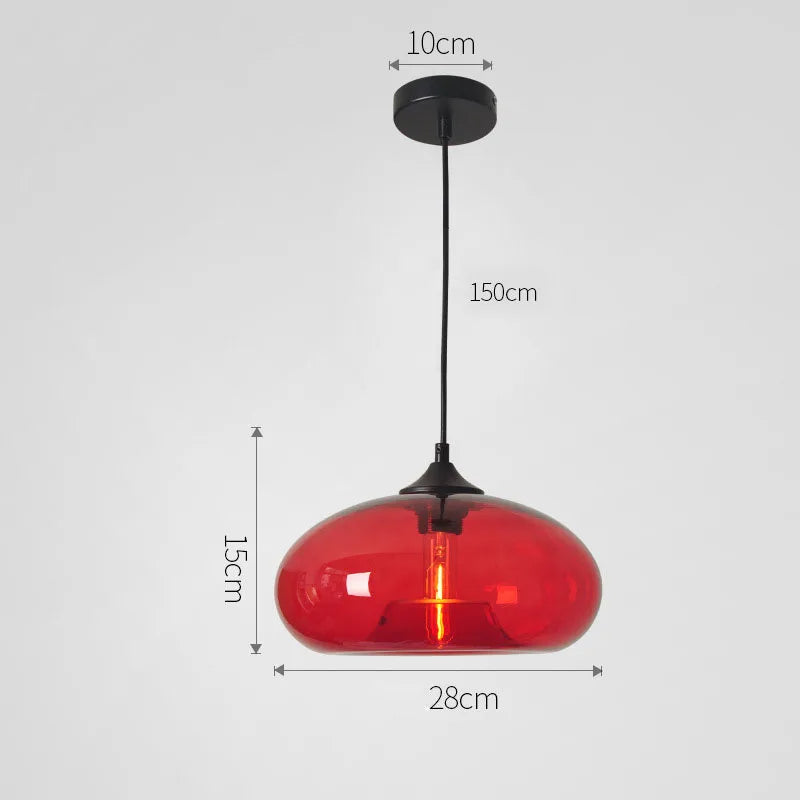 Suspension en Verre Aurora | Design Nordique Moderne & Élégant