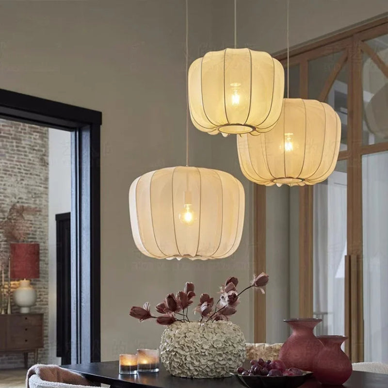 Suspension Luminaria Moderne en Tissu | Design Minimaliste