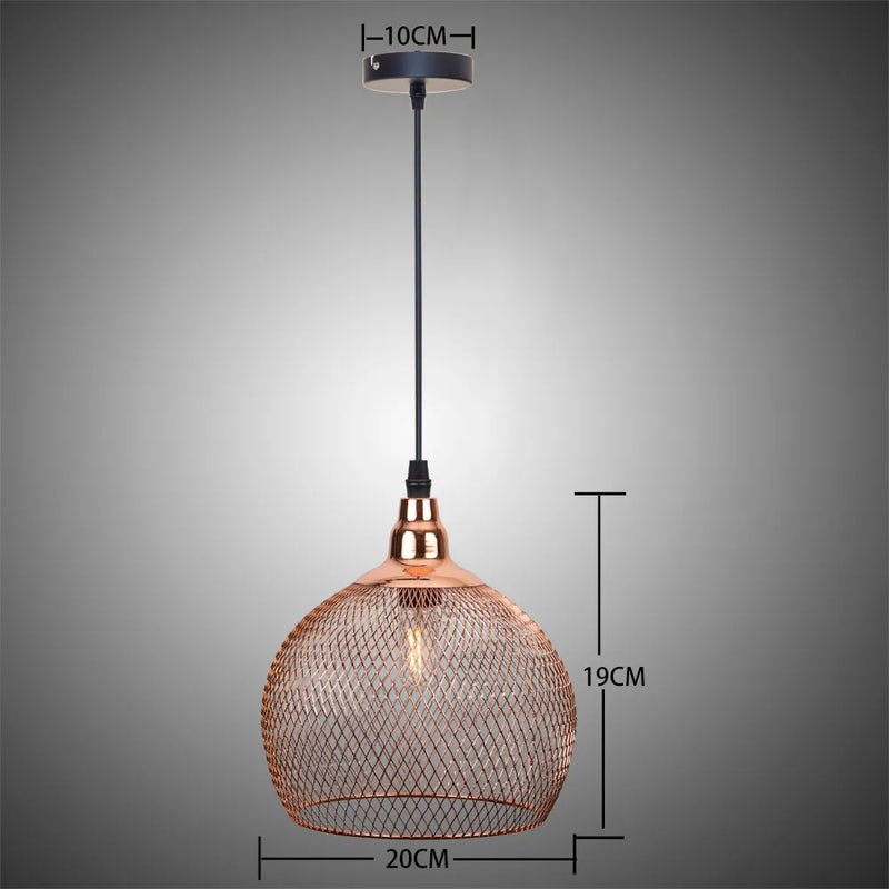 Suspension Moderne Or Rose | Élégance Nordique