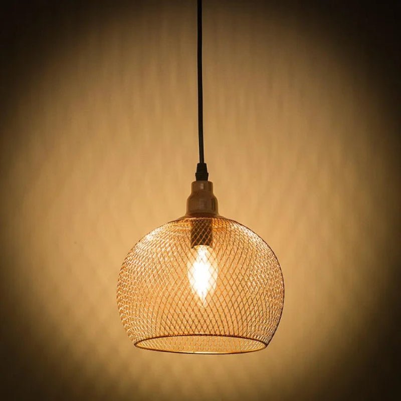 Suspension Moderne Or Rose | Élégance Nordique