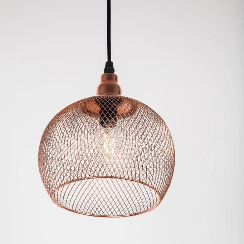 Suspension Moderne Or Rose | Élégance Nordique