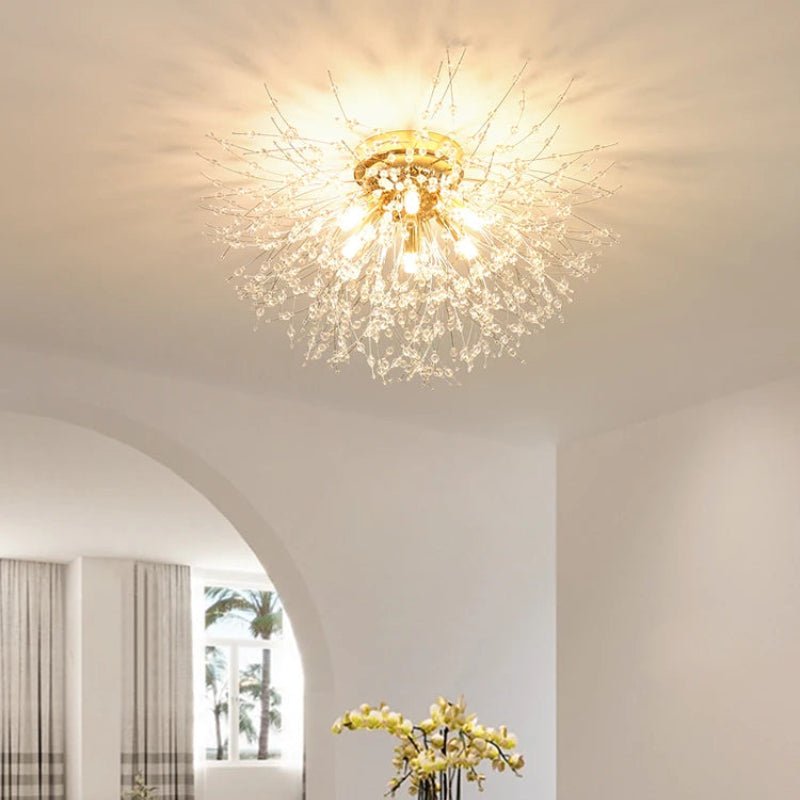 Plafonnier Cristal Éclat Design | NordikGlow