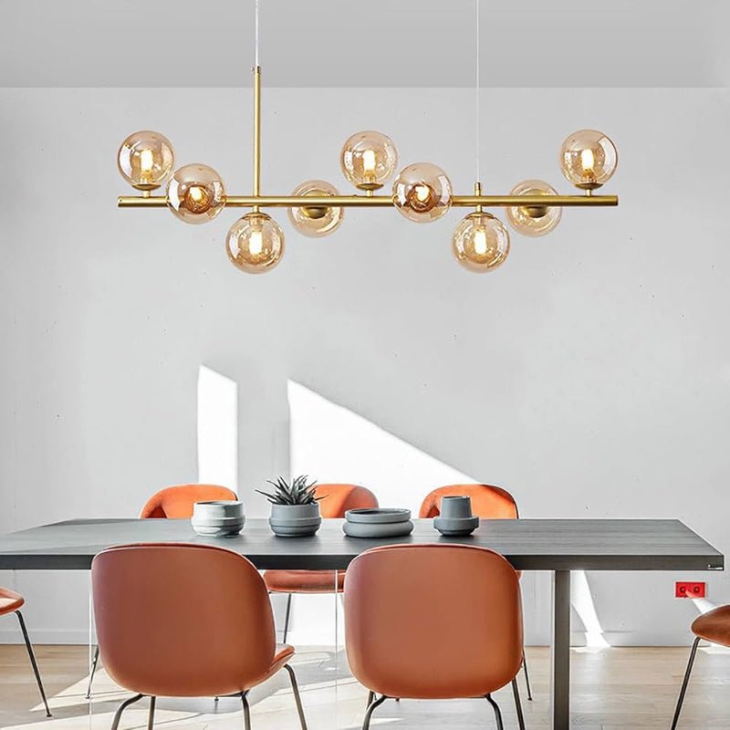 Suspension LED en Verre Soufflée | Glowia