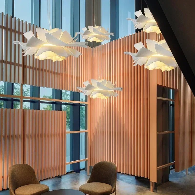 Lustre LED Design en Acrylique Moderne | Fleuria