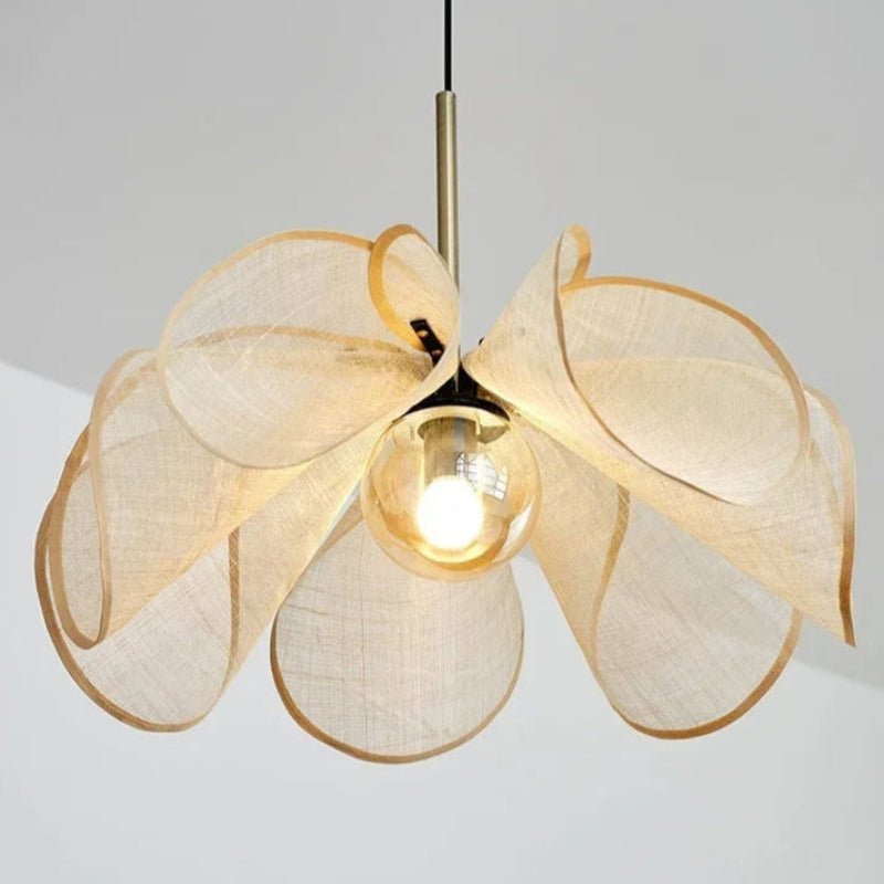 Suspension Japonaise Vintage en Tissu | Kumo