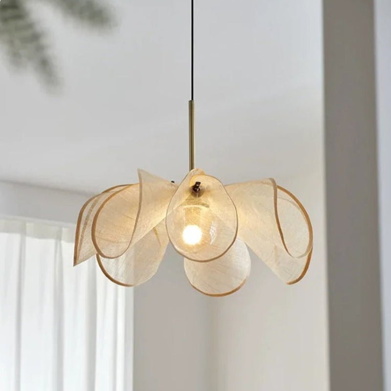 Suspension Japonaise Vintage en Tissu | Kumo