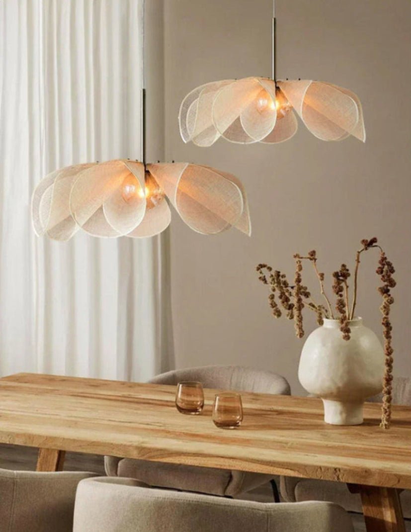 Suspension Japonaise Vintage en Tissu | Kumo