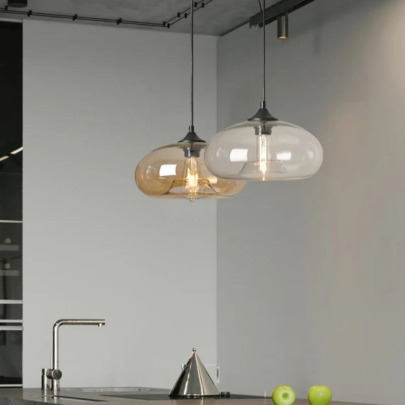 Suspension en Verre Aurora | Design Nordique Moderne & Élégant