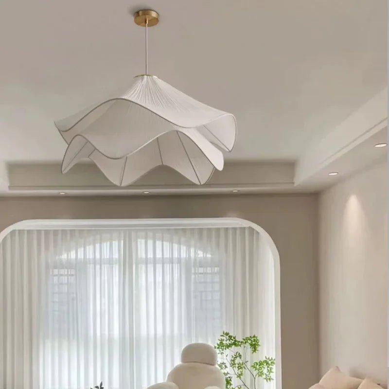 Suspension LED en Soie Véritable | Soa