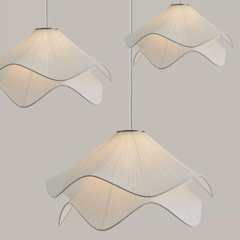 Suspension LED en Soie Véritable | Soa
