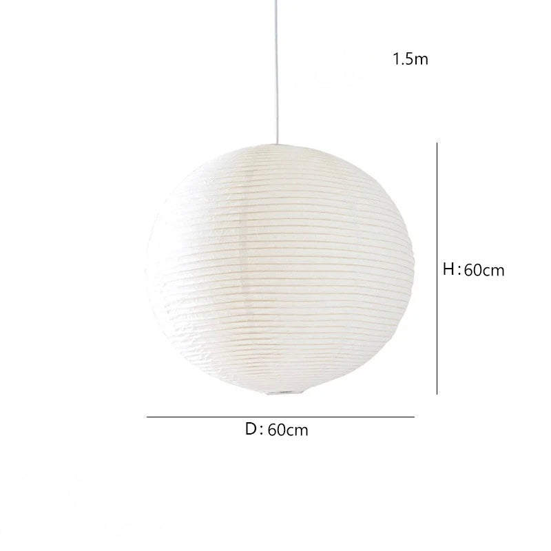 Suspension Hikari | Lampe Japonaise en Papier de Riz LED