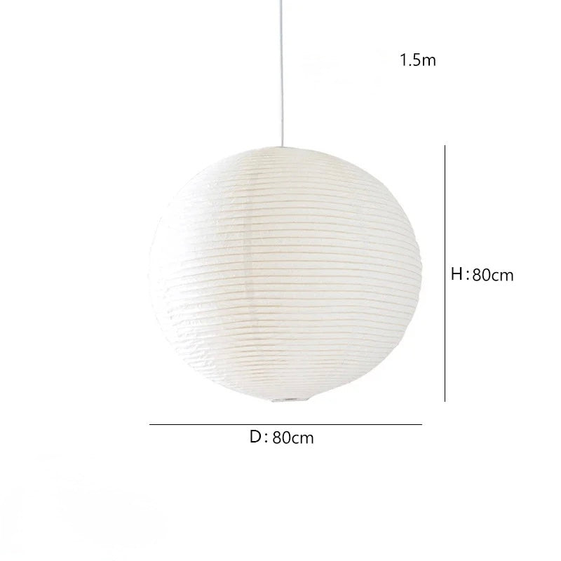 Suspension Hikari | Lampe Japonaise en Papier de Riz LED