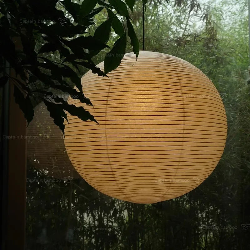 Suspension Hikari | Lampe Japonaise en Papier de Riz LED
