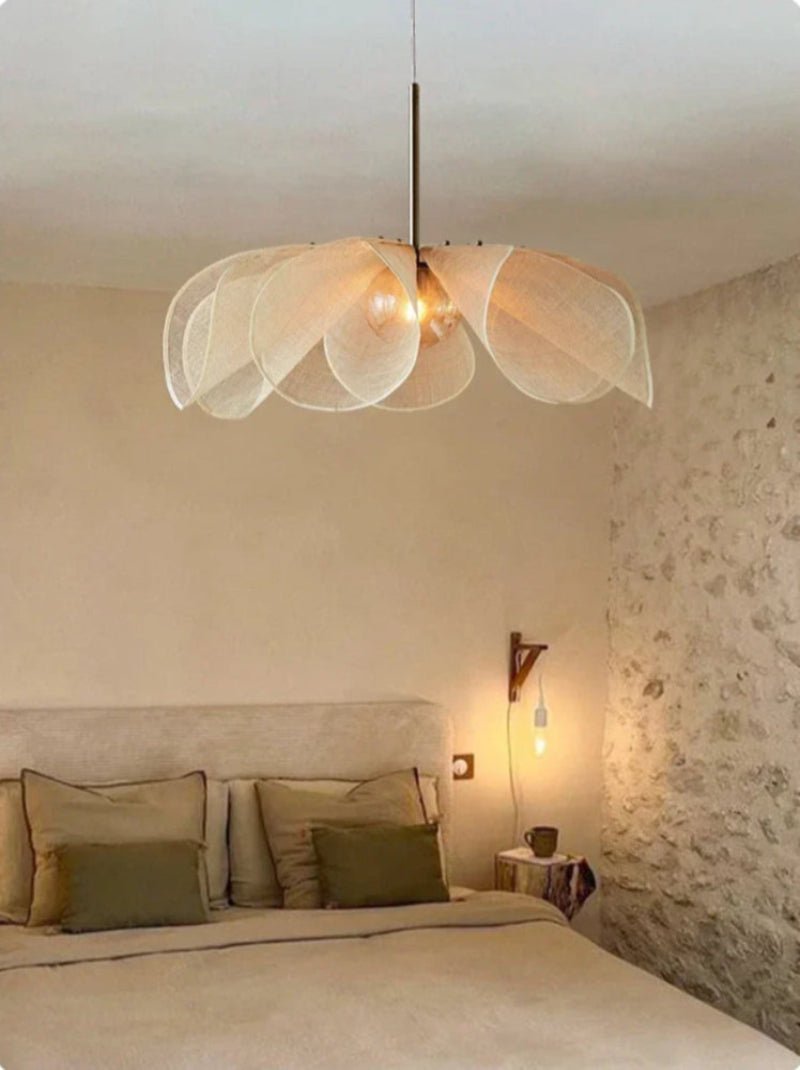 Suspension Japonaise Vintage en Tissu | Kumo