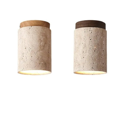Plafonnier en Pierre Travertin | Oris
