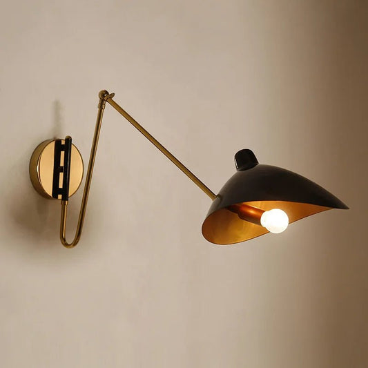 Applique Murale IndusLight™ | Lampe Industrielle Pivotante en Métal