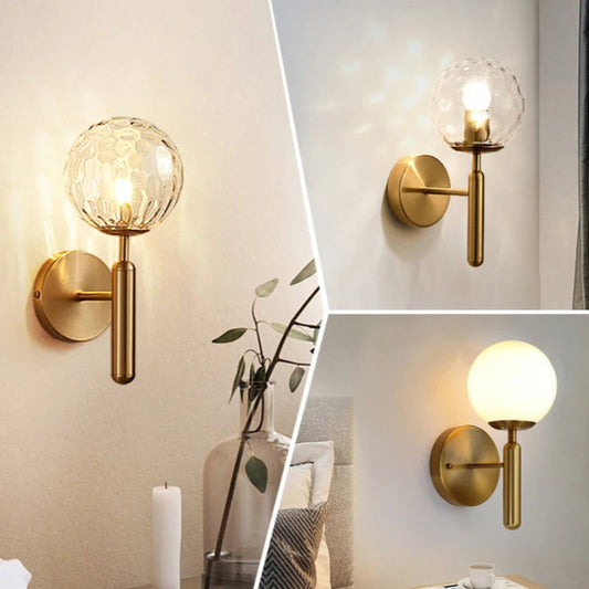 Applique murale Nocta | Moderne Nordique en Verre Soufflé et Métal