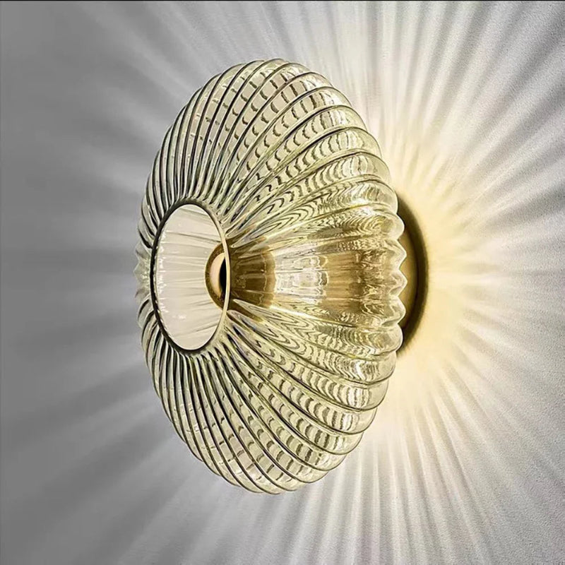 Applique murale Neural en Verre  | Design Élégant et Lumière Douce LED