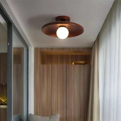 Plafonnier en Bois de Noyer | Noya