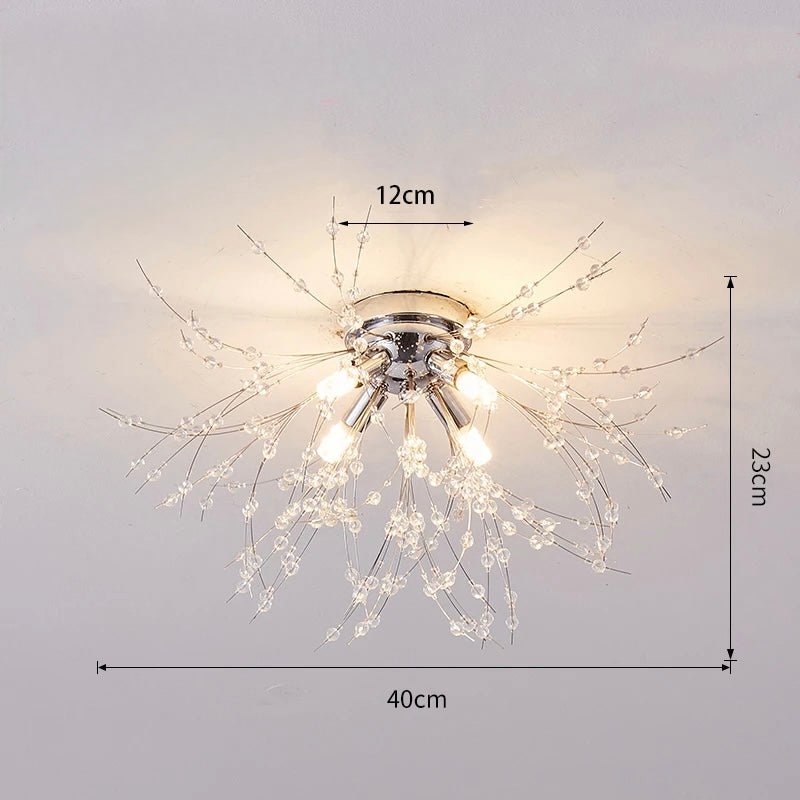 Plafonnier Cristal Éclat Design | NordikGlow