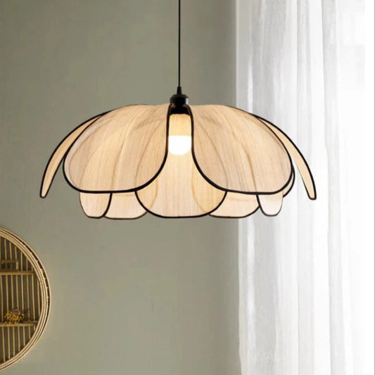 Suspension Vintage Floa | Tissée Main en Lin & PVC-Ambiance Bohème Naturelle