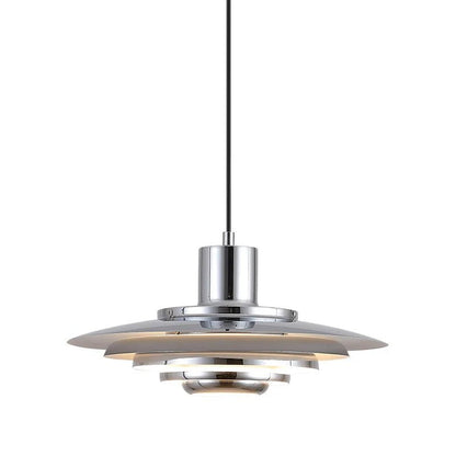 Suspension Aluminium Design Artistique | Auralis Argent
