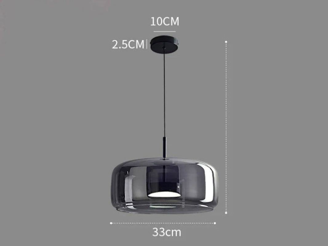 Suspension Nébula | Lustre LED Moderne en Verre Soufflé Design