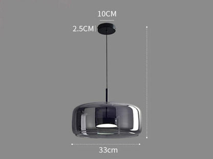 Suspension Nébula | Lustre LED Moderne en Verre Soufflé Design