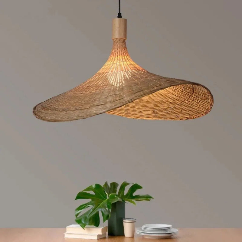 Suspension Bohème Soléna | Lampe en Rotin & Bambou