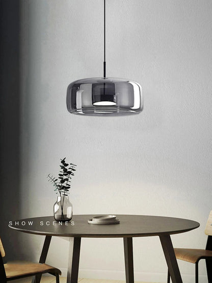 Suspension Nébula | Lustre LED Moderne en Verre Soufflé Design